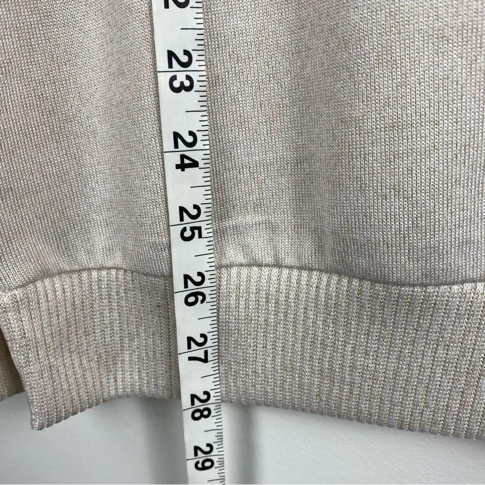 Mesh + Lace Lightweight Pullover Oversized Sweater Graphic New York Scene Size M